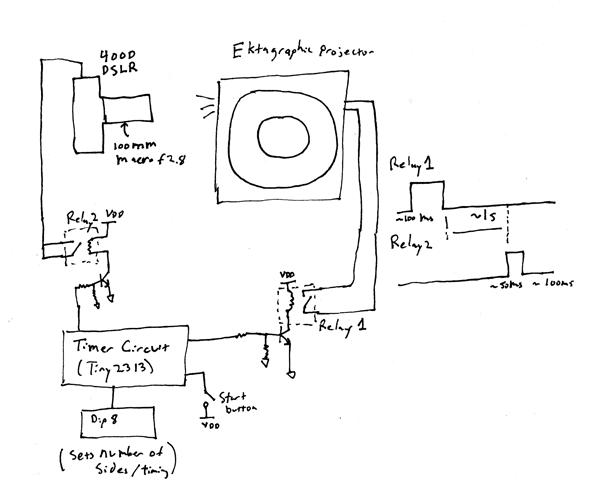 Auto Slide Copier Schematic